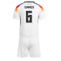 Camiseta Alemania Joshua Kimmich #6 Primera Equipación para niños Eurocopa 2024 manga corta (+ pantalones cortos)